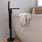 Keeney Mfg Single Handle Freestanding Tub Filler, Matte Black QUA45CMB - alternate 5